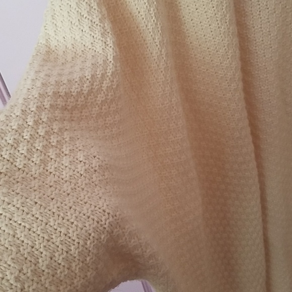 Cream knit open front cardigan - Picture 5 of 5